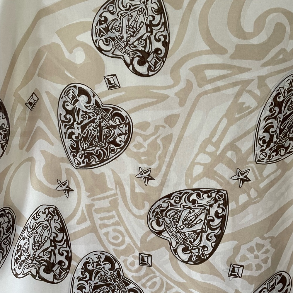 Authentic Gucci Square Silk Scarf - image 6